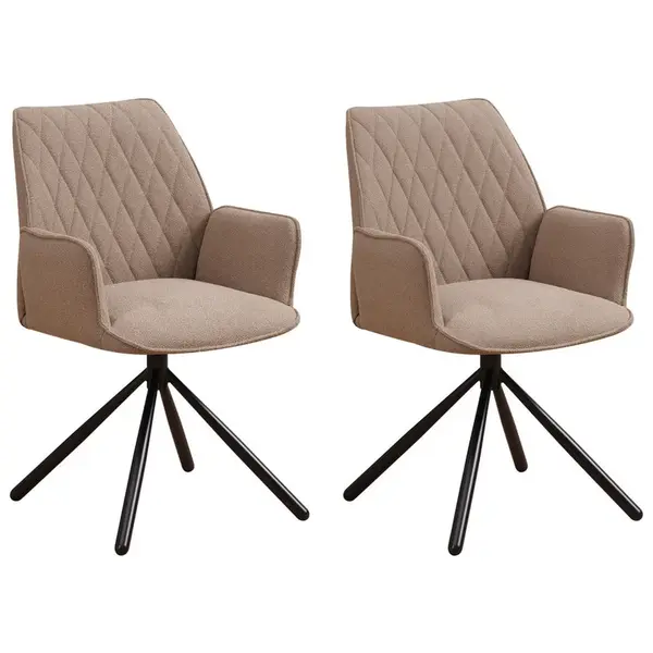 MID.YOU SADA ŽIDLÍ S PODRUČKAMI 2 kusy