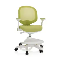 MID.YOU OTOČNÁ ŽIDLE PRO MLÁDEŽ, síťovina, bílá, světle zelená