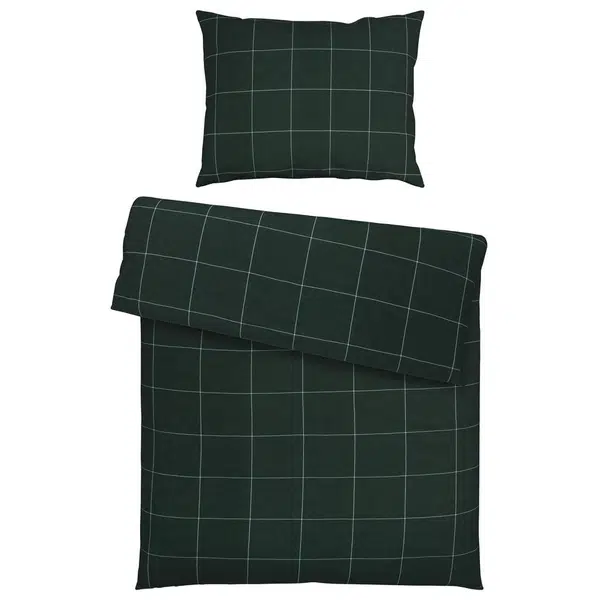 Esprit POVLEČENÍ, flanel, zelená, 140/200 cm