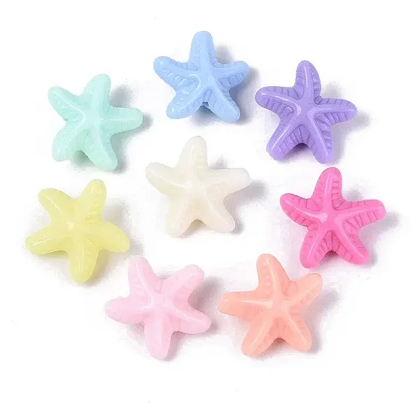 Opaque Plastic Beads