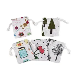 Burlap Packing Pouches