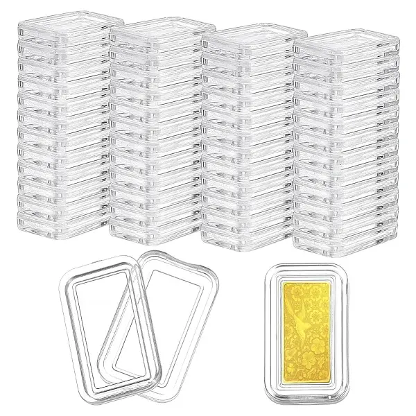 Acrylic Packing Boxes with Lids for Gold Bar