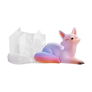 DIY Fox Candle Silicone Molds