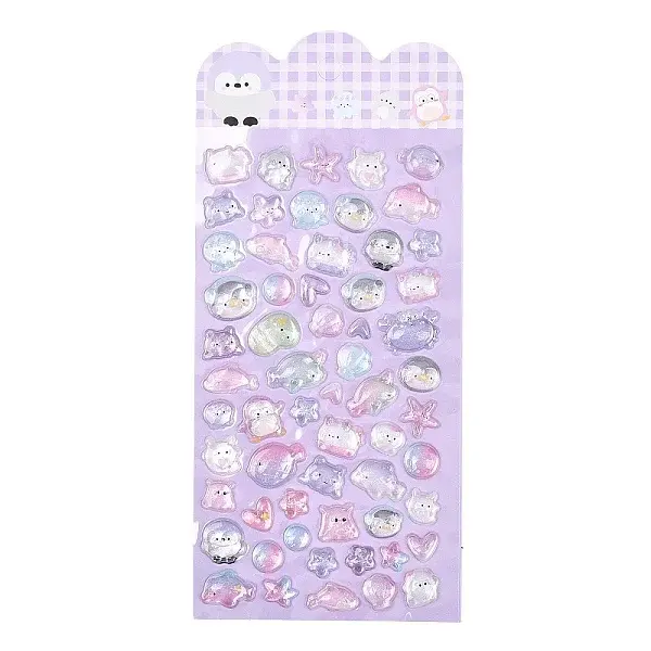 PET 3D Puffy Stickers