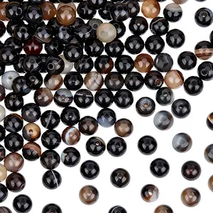 Natural Striped Agate/Banded Agate Beads Strands