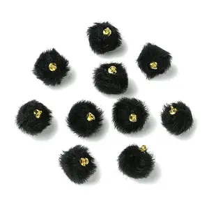 20Pcs Plush Pompom Pendants