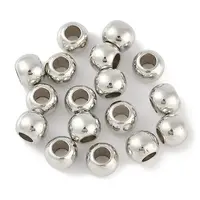 CCB Plastic Round Beads
