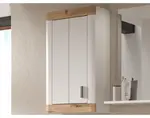 Závěsná koupelnová skříňka Laredo, 45 cm, bílá/dub nox