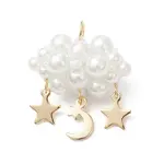 Pearlized Glass Pearl Beads Pendants