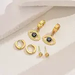 3 Pairs 3 Styles 201 Stainless Steel Earrings Sets