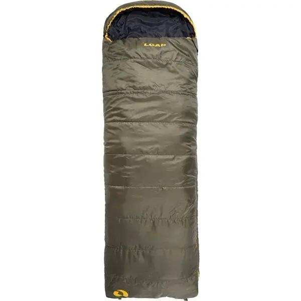 LOAP BLOCK Spací pytel, zelená, velikost 220 cm - levý zip