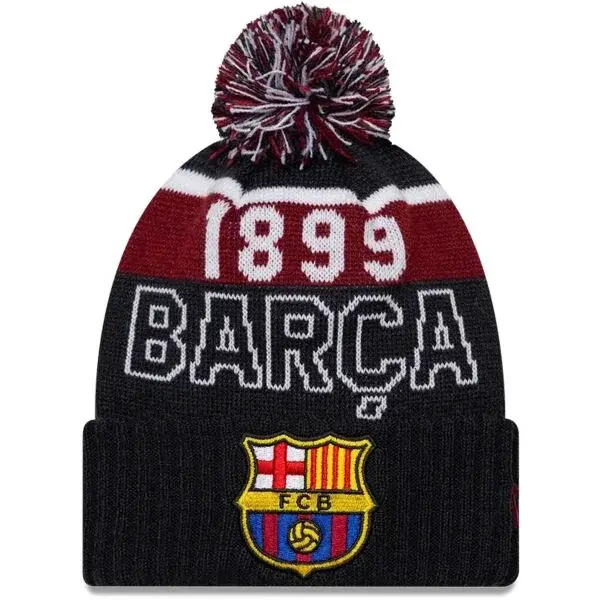 New Era FC BARCELONA YOUTH BEANIE HAT Kulich, tmavě modrá, velikost
