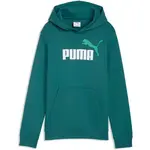 Puma ESSENTIALS 2 COLOR NO 1 LOGO HOODIE TR B Detská mikina, zelená, veľkosť
