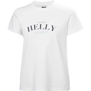 Helly Hansen W CORE GRAPHIC T-SHIRT 2.0 Dámské bavlněné tričko, bílá, velikost