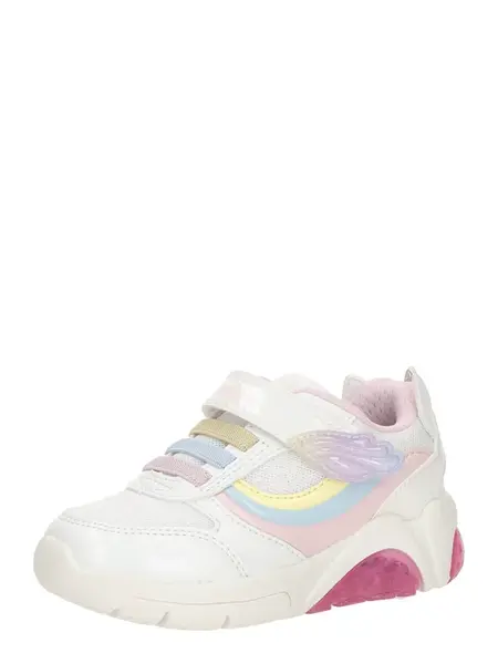 GEOX Tenisky 'FADINLIGHT GIRL'  pastelovo modrá / svetložltá / pastelovo ružová / biela