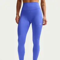 Nike One Seamless Front Womens High-Waisted Full-Length Leggings L