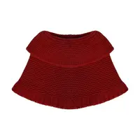 Dětský šátek s příměsí vlny Jamiks EWAN vínová barva, JZH412