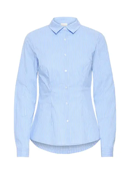 ICHI Blúzka 'IHDIMA'  modrá / sivá / svetlosivá