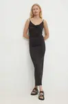 Šaty Answear.LAB černá barva, maxi