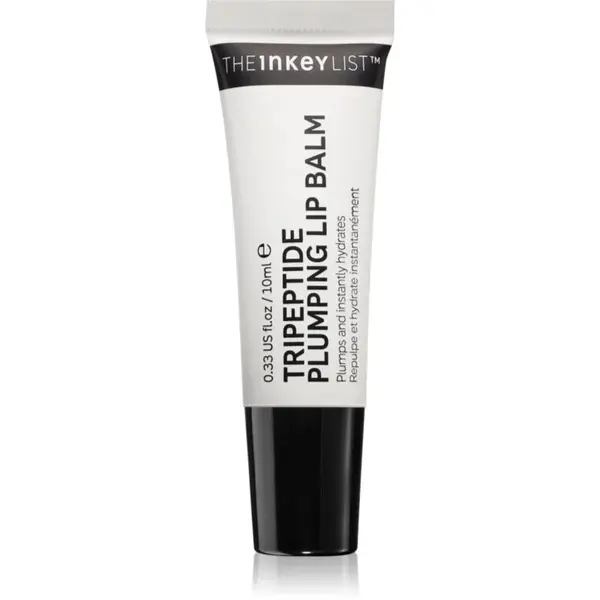 The Inkey List Tripeptide Plumping Lip Balm balzám na rty se zvětšujícím efektem odstín Clear 10 ml