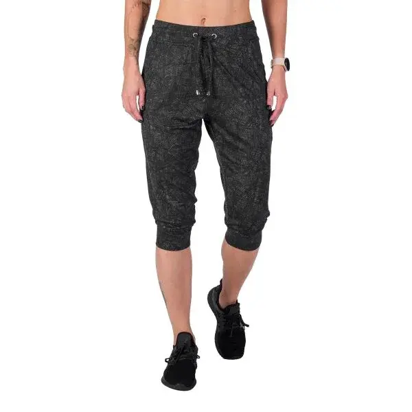 Northfinder RYANN Dámské 3/4 tepláky, černá, velikost