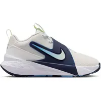 Nike TEAM HUSTLE D 12 Dětská basketbalová obuv, bílá, velikost 38.5