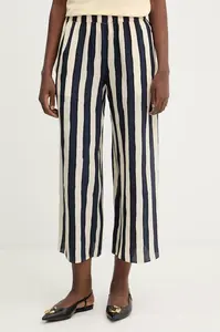 Hedvábné kalhoty Weekend Max Mara NIRVANA