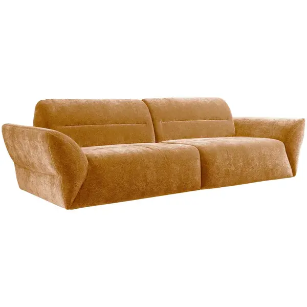 Sit & More POHOVKA BIG SOFA, textil, žlutá