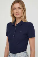 Polo tričko Lacoste dámské, tmavomodrá barva, PF5462