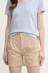 Kraťasy Pepe Jeans MID WAIST REGULAR CHINO SHORT VANIA