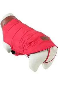 Obleček prošívaná bunda pro psy London červená 25cm