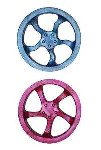 Hračka pes disk ALU aport plovací vanilkový malý SP