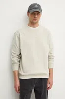 Bavlněná mikina adidas Originals Essential pánská, béžová barva, hladká, JD3304