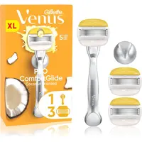 Gillette Venus PRO ComfortGlide Coconut dámský holicí strojek s držákem do sprchy + náhradní břity 5 ks