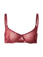 Hunkemöller Podprsenka  ružová / tmavočervená