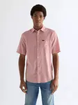 Pánská košile WRANGLER SS 1 PKT SHIRT DUSTY ROSE 112378045 Velikost: XL