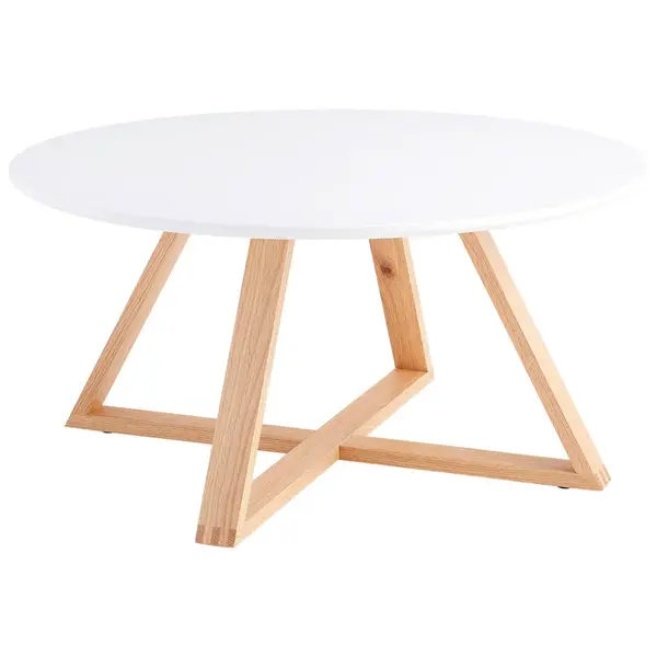 MID.YOU KONFERENČNÍ STOLEK, dub, bílá, barvy dubu