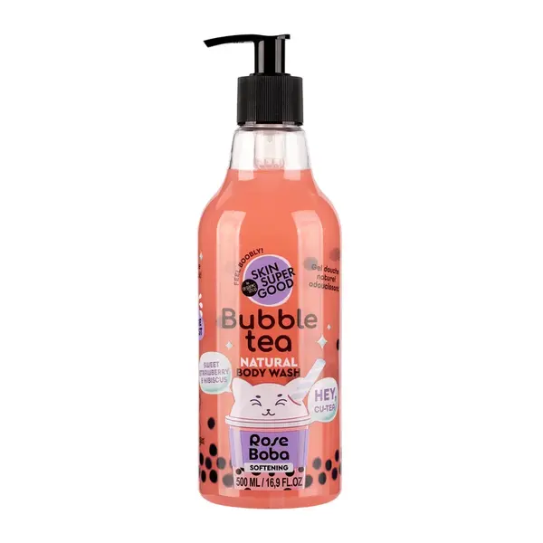 Organic Shop Bubble Tea Zjemňující sprchový gel Rose Boba 500 ml