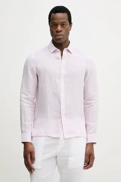 Lněná košile Michael Kors