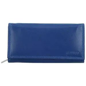 Dámská kožená peněženka modrá - Bellugio Faisa