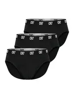 CR7 - Cristiano Ronaldo Nohavičky  čierna / biela