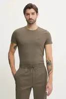 Tričko Calvin Klein zelená barva, K10K112724