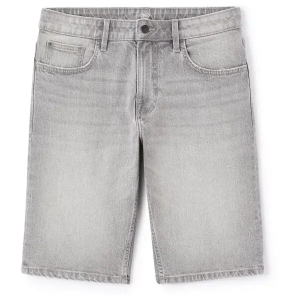 CELIO BOFIRSTBM Pánske krátke nohavice, sivá, veľkosť
