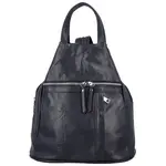 Stylový dámský koženkový batoh Narcisa, tmavě modrý