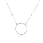 Beneto Minimalistický stříbrný náhrdelník AGS1163/47