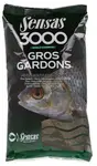 Sensas krmítková směs 3000 gros gardons 1 kg-velká plotice černá jemná