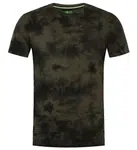Korda tričko tie dye tee dark olive - s