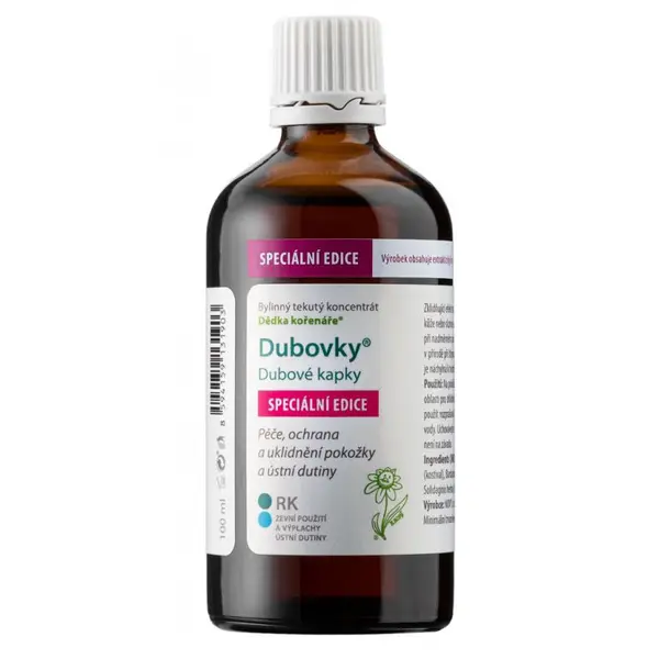 Dědek Kořenář Dubovky – Dubové kapky RK SE 100 ml - Speciální edice
