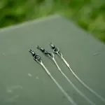 Ridgemonkey návazce fluorocast fused booms with qc rotator swivel 7" 18 cm 3 ks