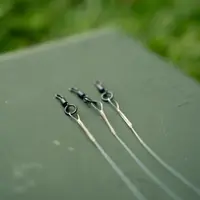 Ridgemonkey návazce fluorocast fused booms with qc rotator swivel 7" 18 cm 3 ks